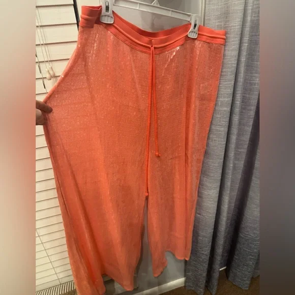 Anthropologie Hutch sequin wide leg pants - Picture 2 of 3